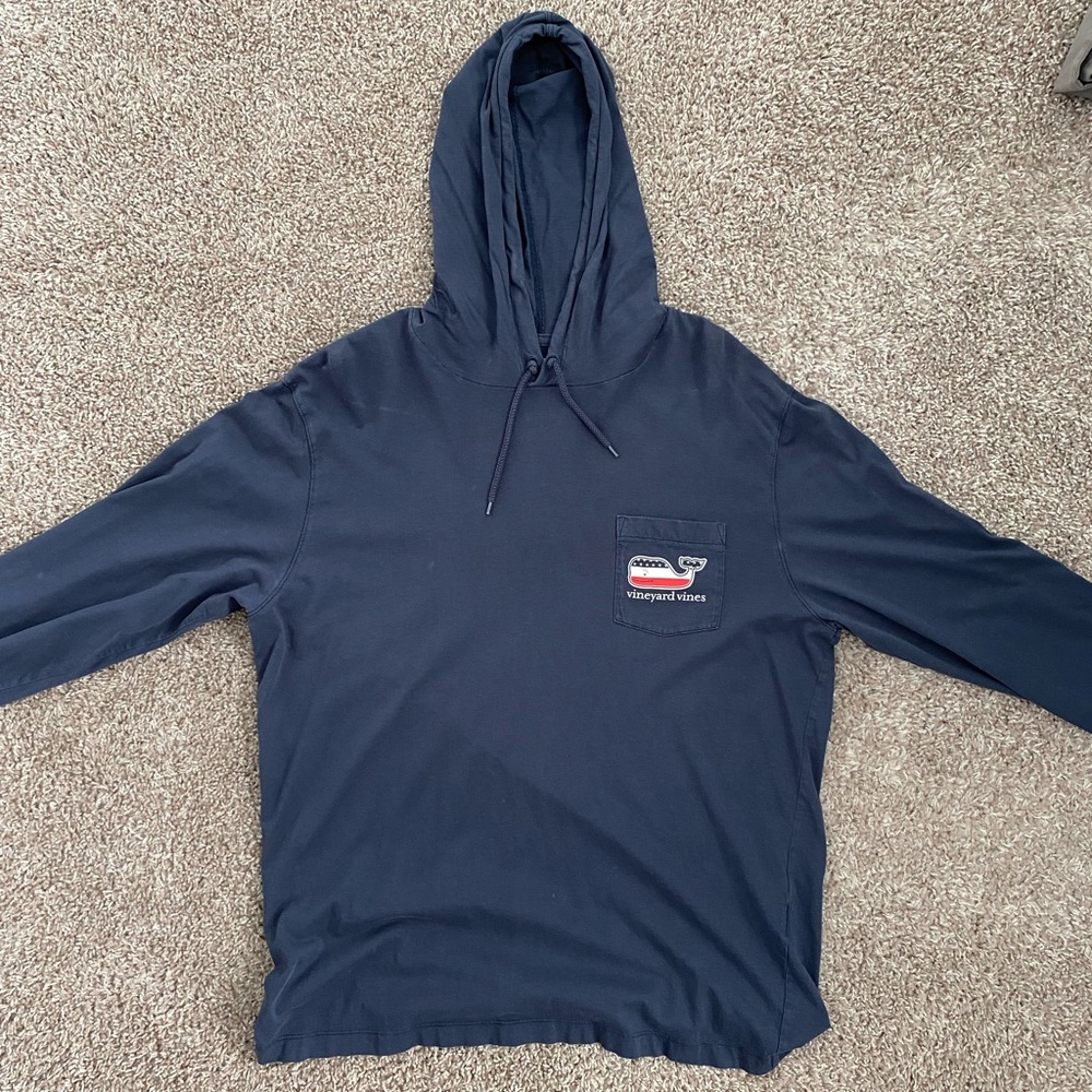 Vineyard Vines USA Hooded Long-sleeve - Size: M